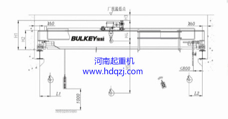 5噸歐式雙梁起重機(jī)圖紙